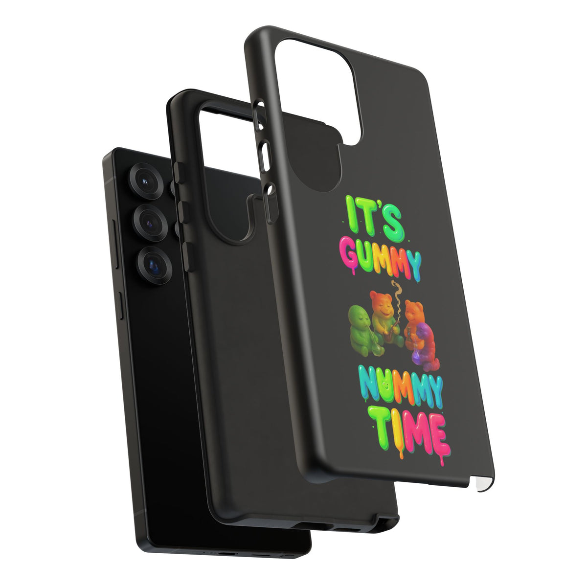 It's Gummy Nummy Time Phone Case — Colorful Gummy Bears Protective Case