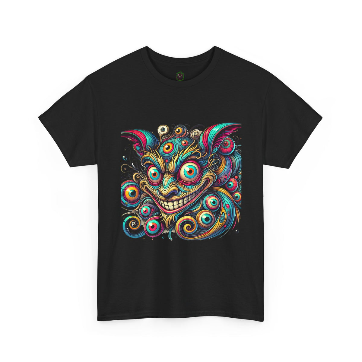 "Psychedelic Cheshire Cat" Trippy Art T-Shirt