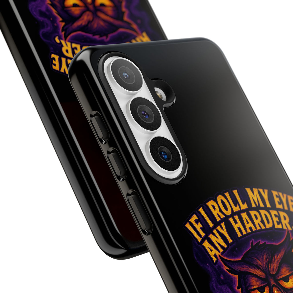 Phone Case — 'If I Roll My Eye Any Harder I'll Take Flight' Owl Graphic