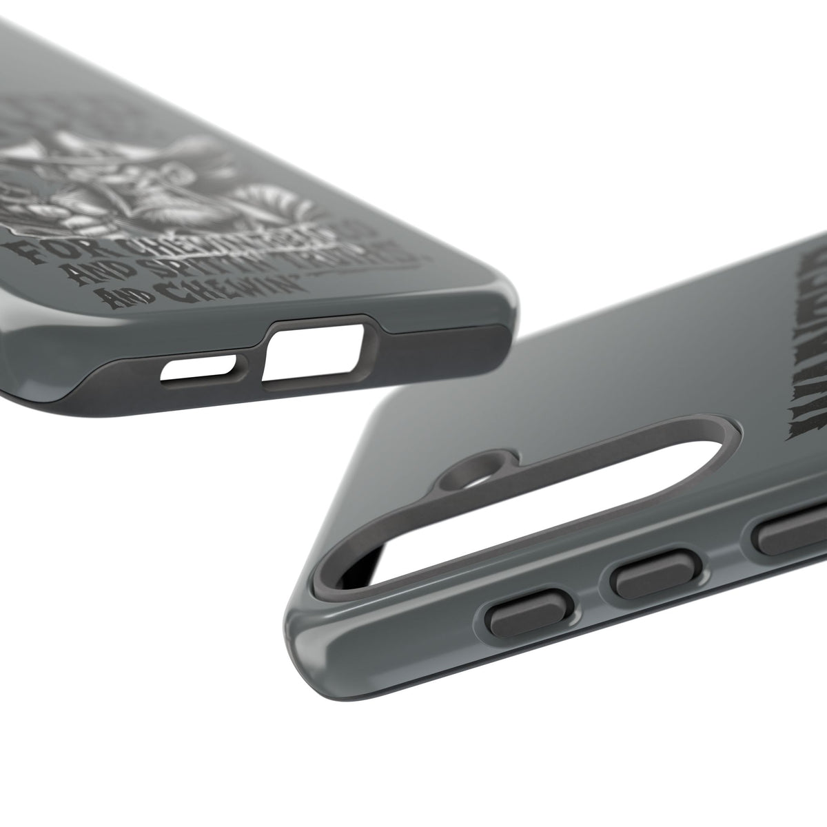 Phone Case — "Wanted Alive!" Cowboy Chewin' Tobacco Graphic