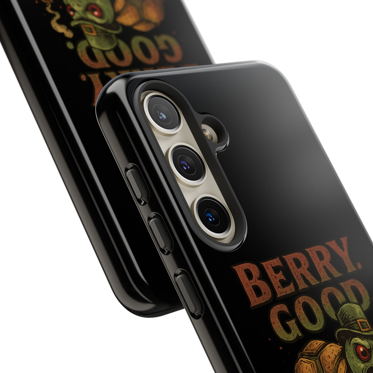 Phone Case — 'Berry Good' Zombie Turtle Graphic Tough Protective Case