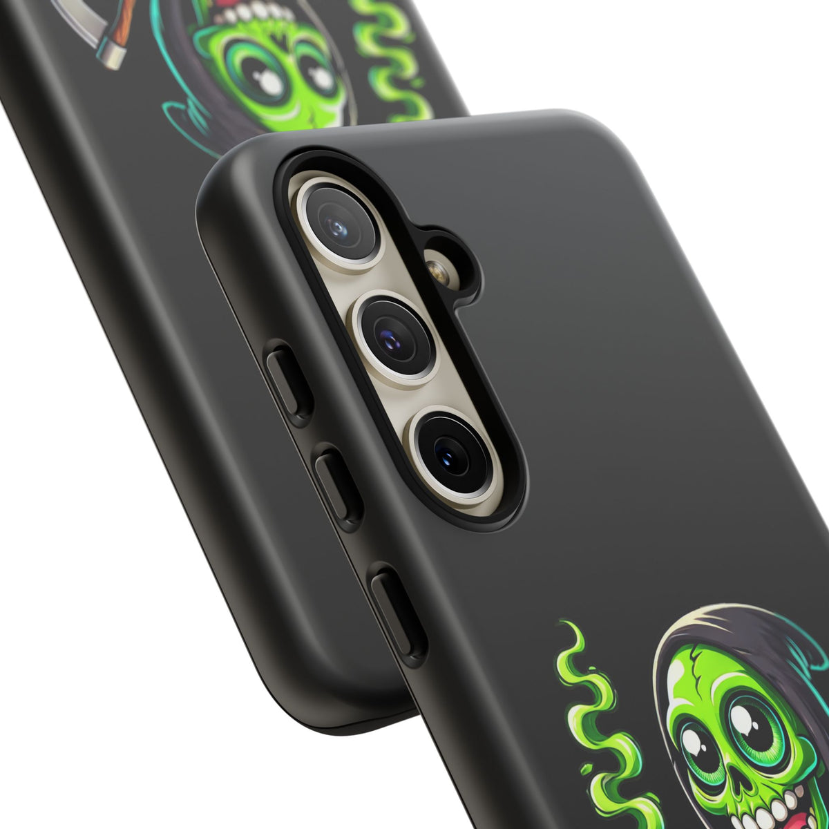 Grinning Green Reaper Phone Case
