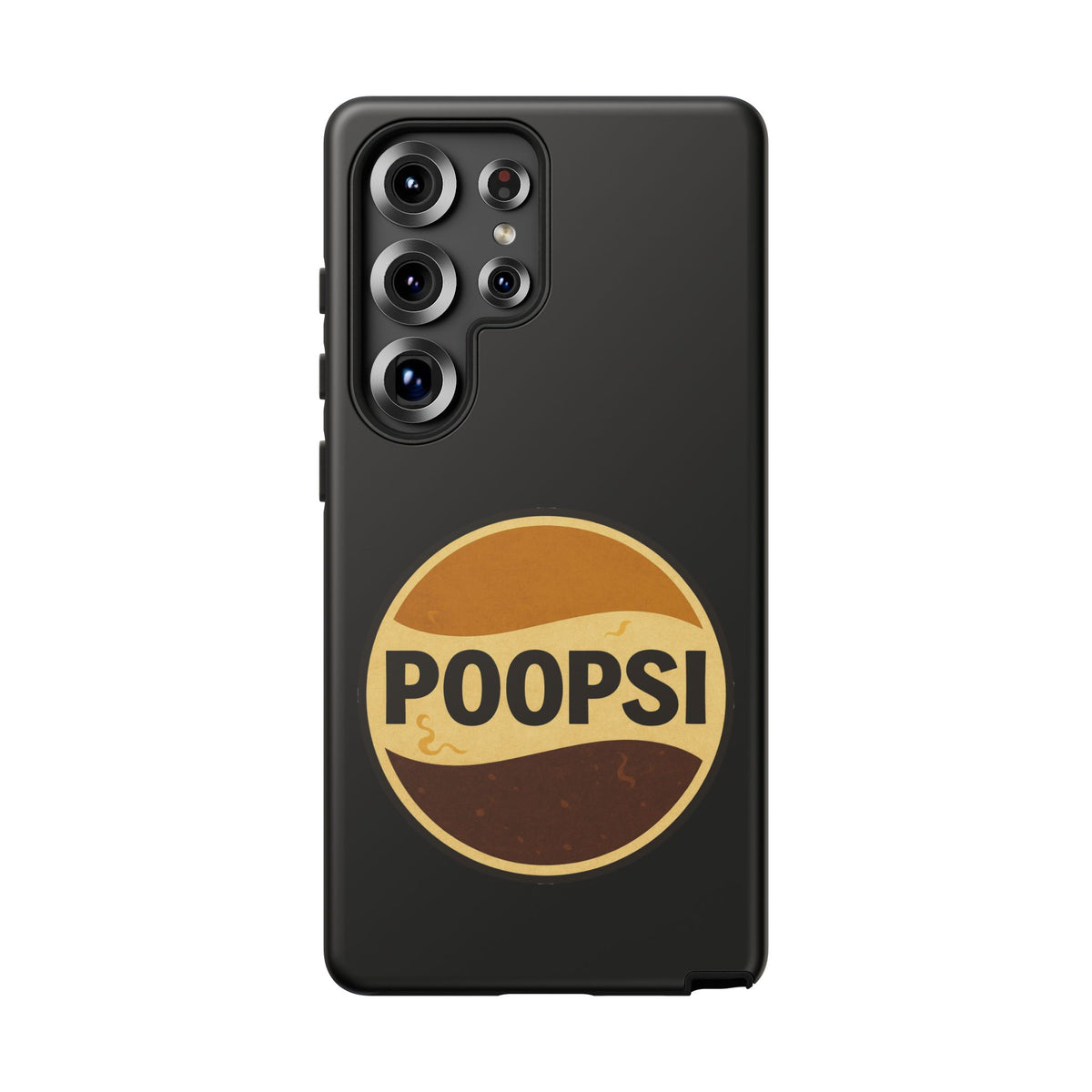 Poopsi Retro Logo Phone Case — Funny Vintage Soda-Inspired iPhone Cover