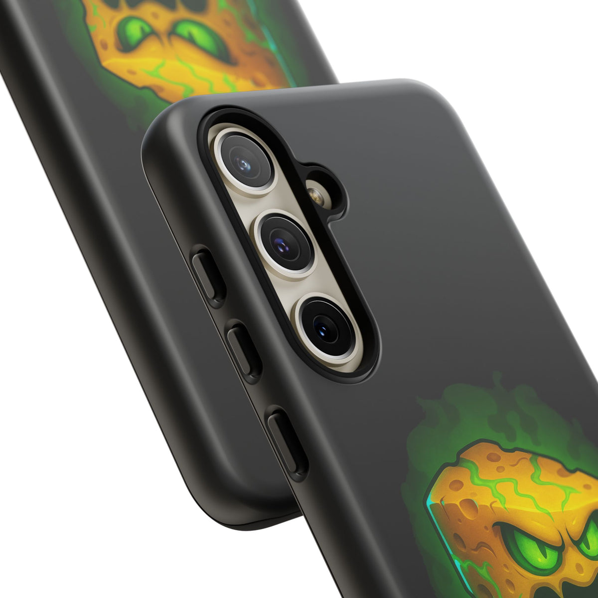 Phone Case — 'Smell That? It's Fear.' Spooky Cheese Monster Protective Case