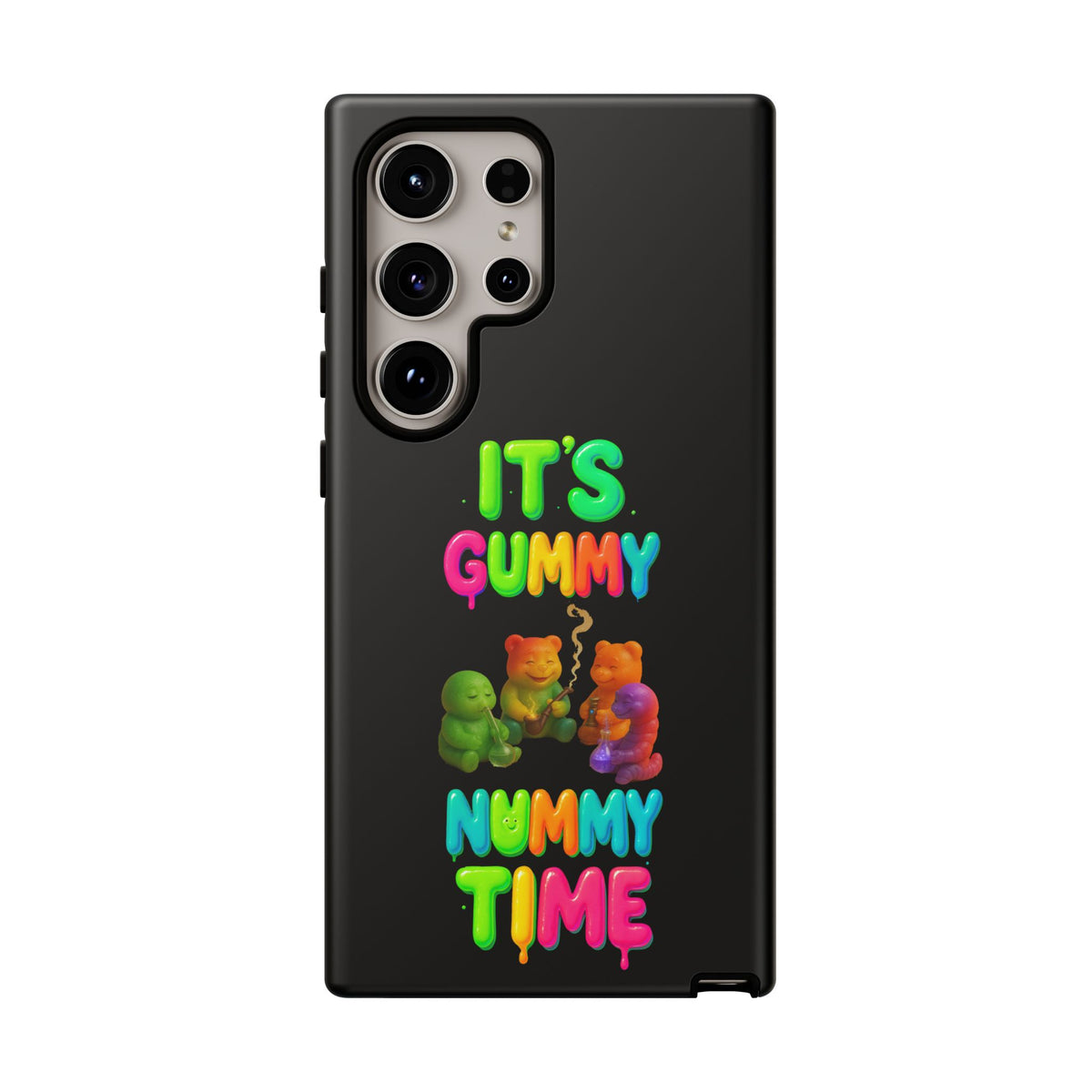 It's Gummy Nummy Time Phone Case — Colorful Gummy Bears Protective Case