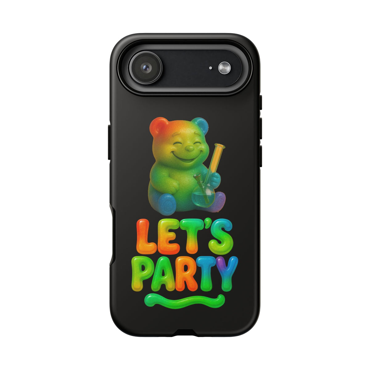 Let's Party Rainbow Bear Phone Case