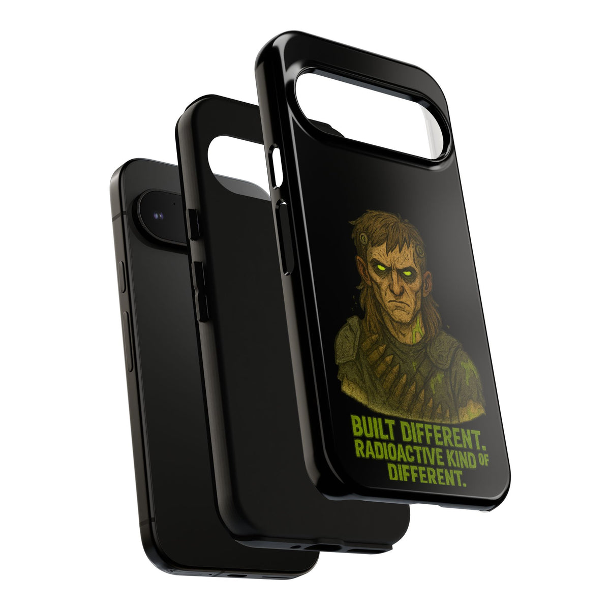 Phone Case — "Built Different, Radioactive Kind of Different" Mutant Design