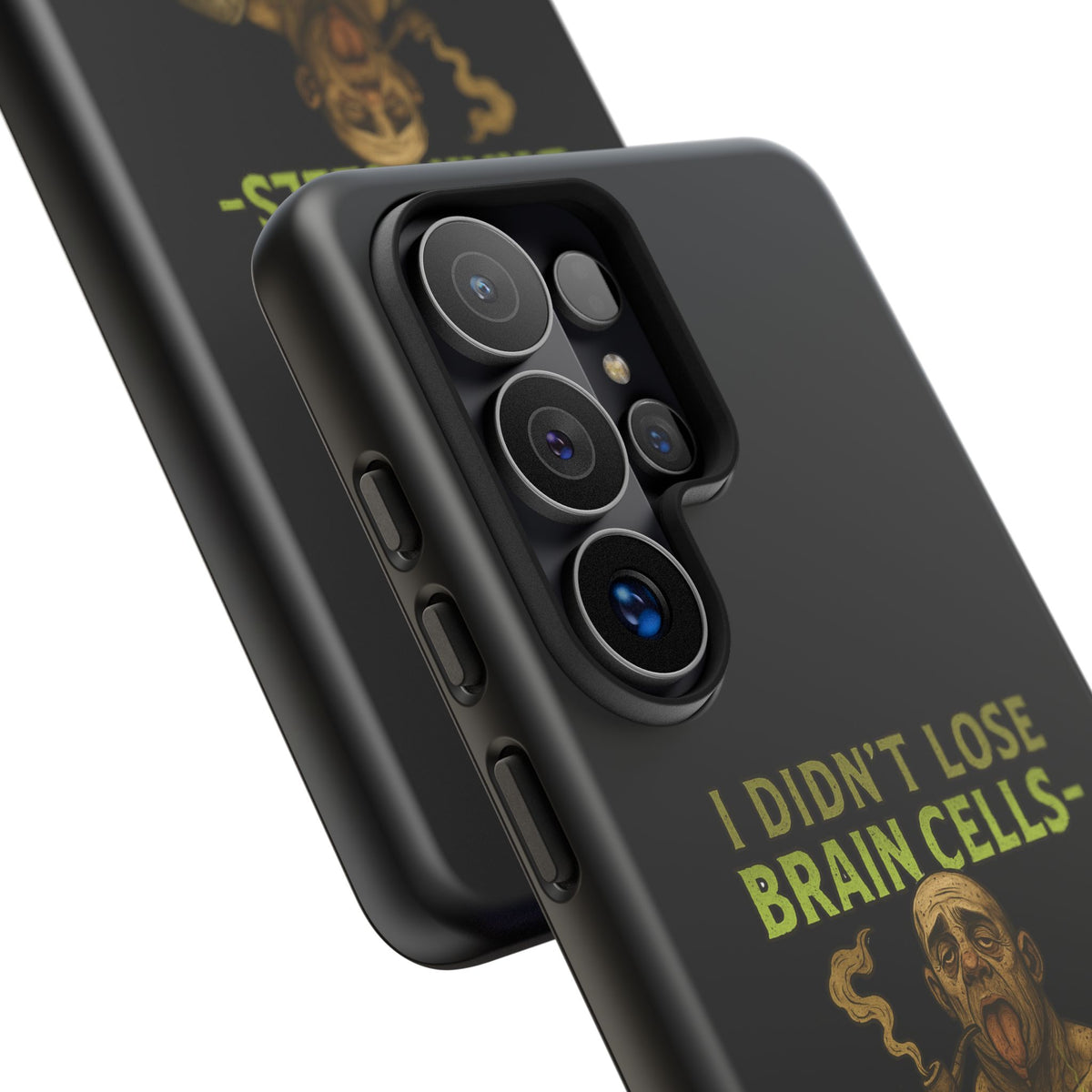 Phone Case — “I Didn’t Lose Brain Cells — Someone Stole Them” Humorous Zombie Graphic