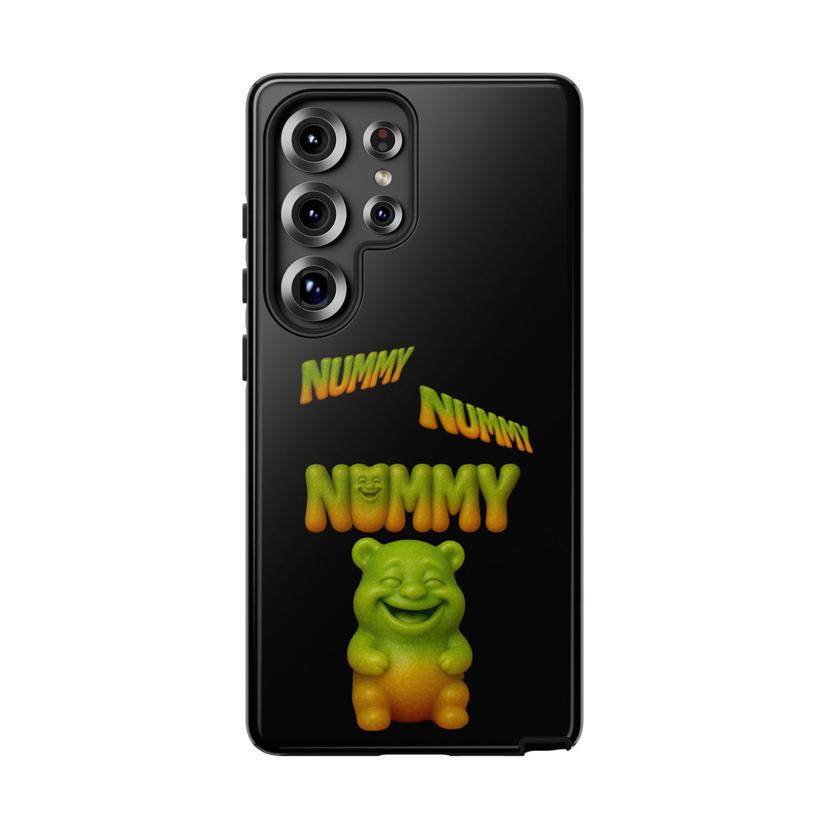 Nummy Gummy Phone Case — Cute Retro Green Gummy Bear Protective Case