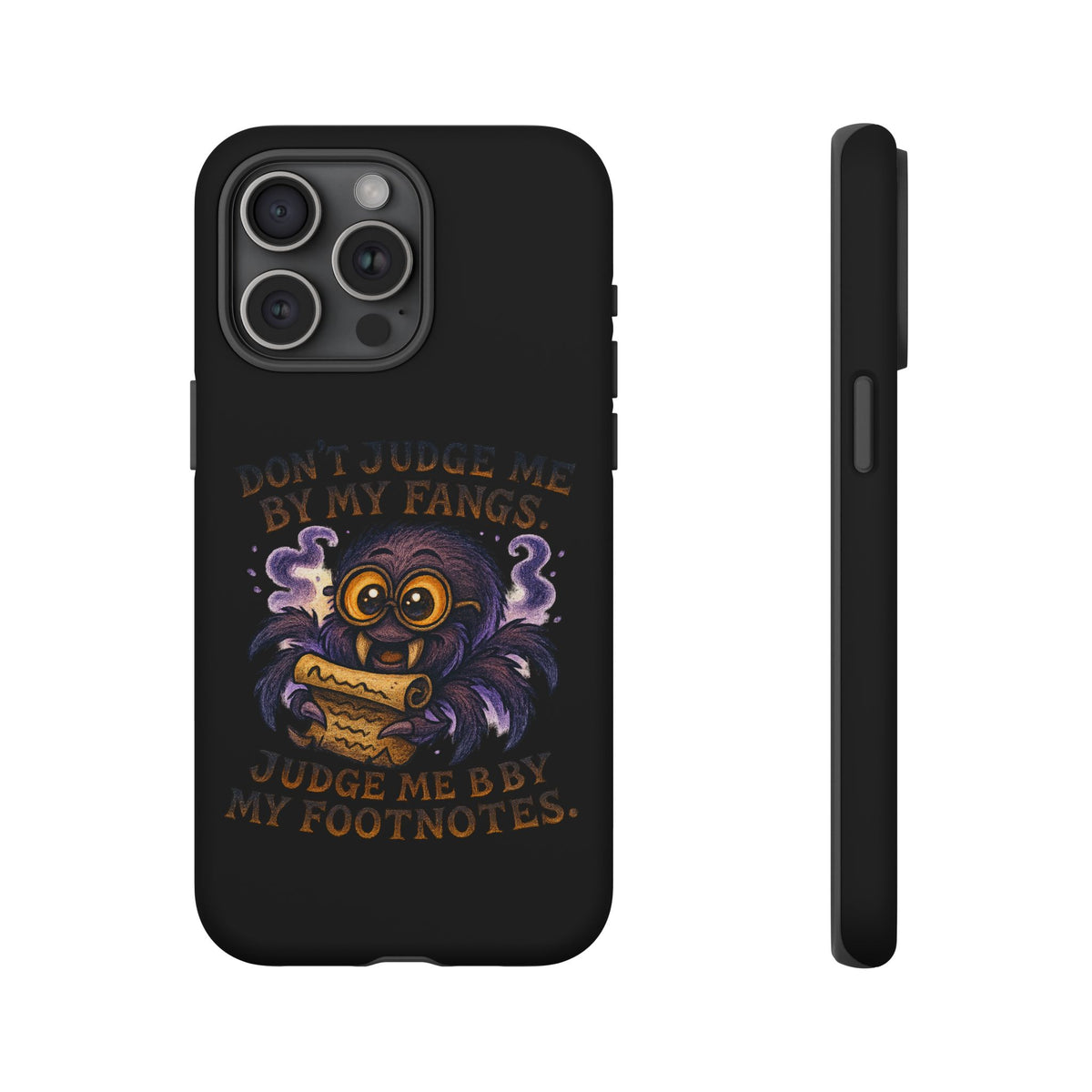 Phone Case — Fiery One-Eyed Demon with "I See Your Soul... And It's Disappointing"