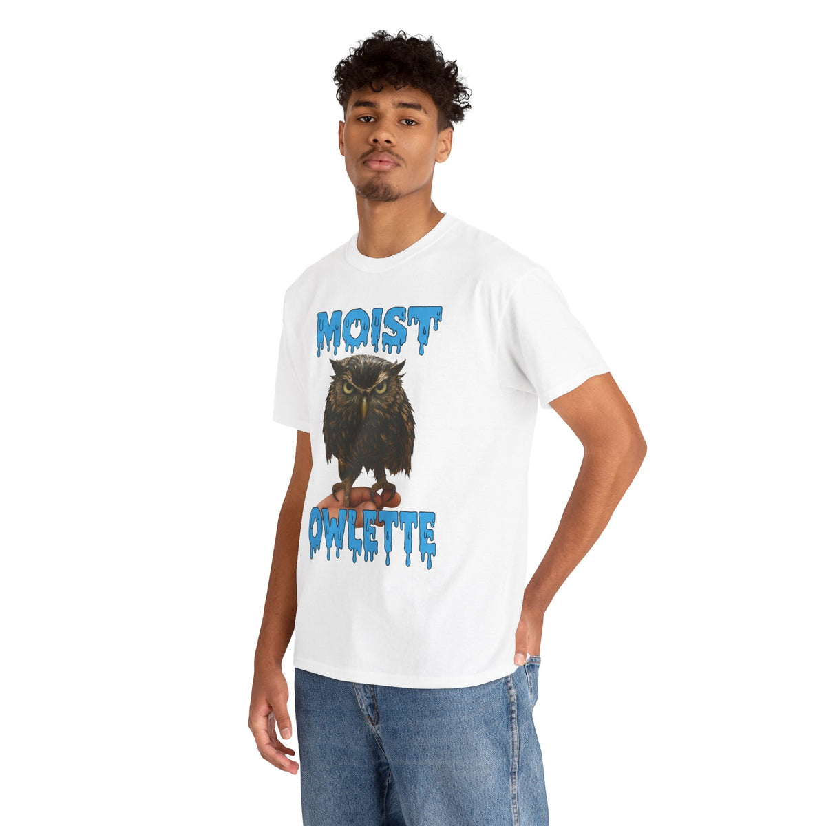 Moist Owlette T-Shirt | Cute Grumpy Owl Graphic