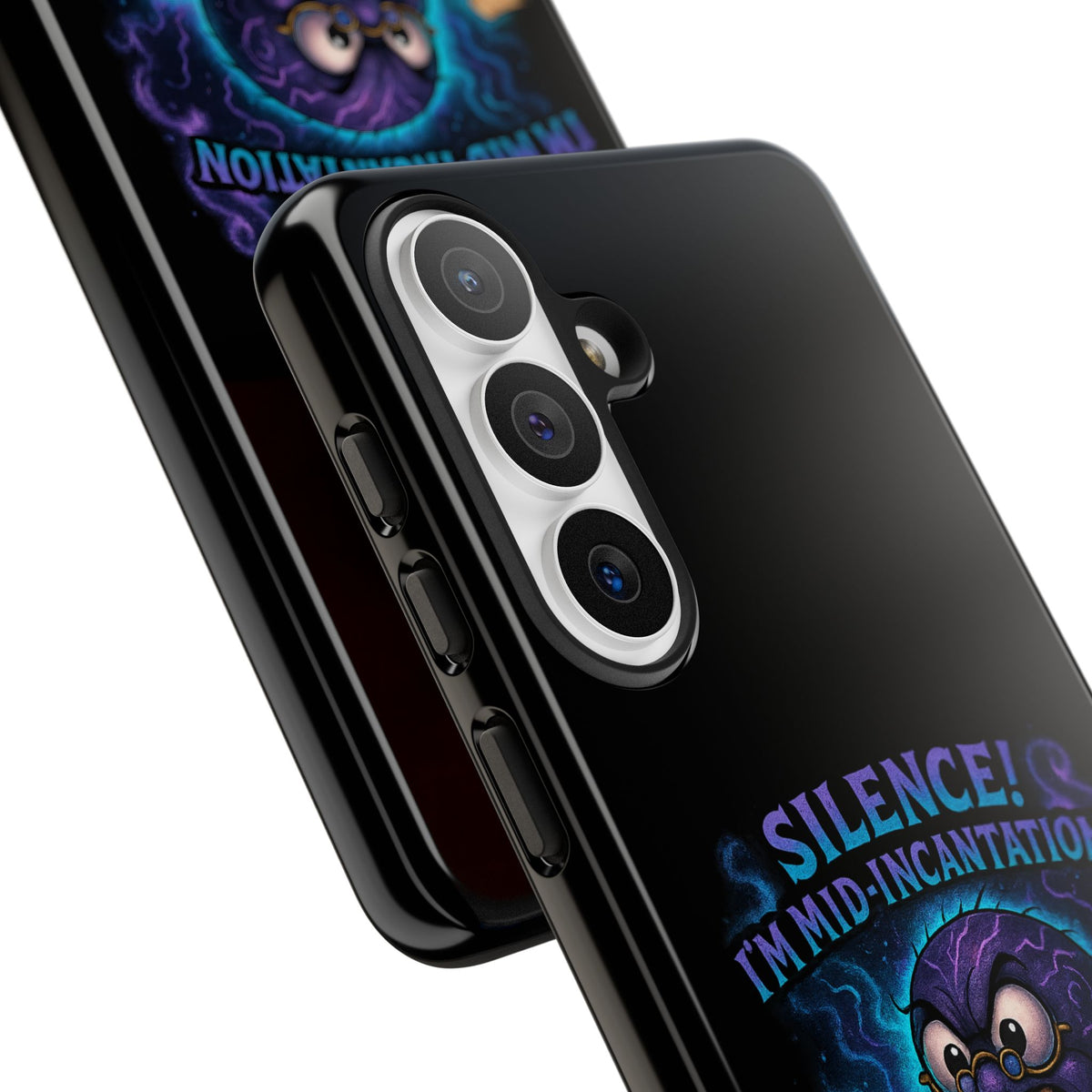 Phone Case — "Silence! I'm Mid-Incantation" Cute Angry Spider Magic Design
