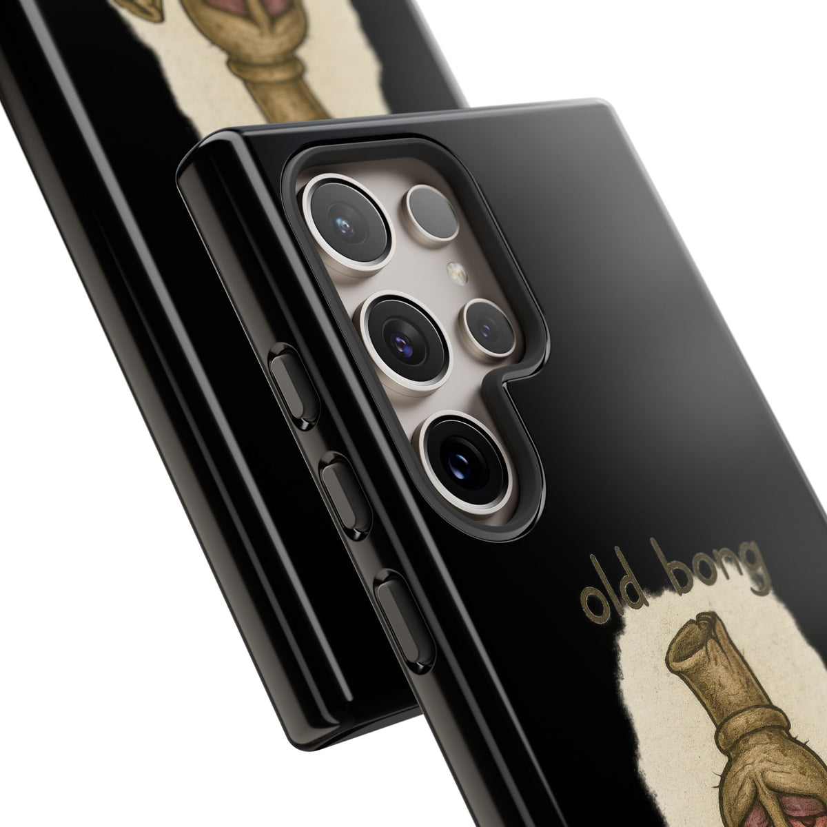 Phone Case — 'Old Bong' Funny Stoner Illustration, "This Is My Life's Bong"