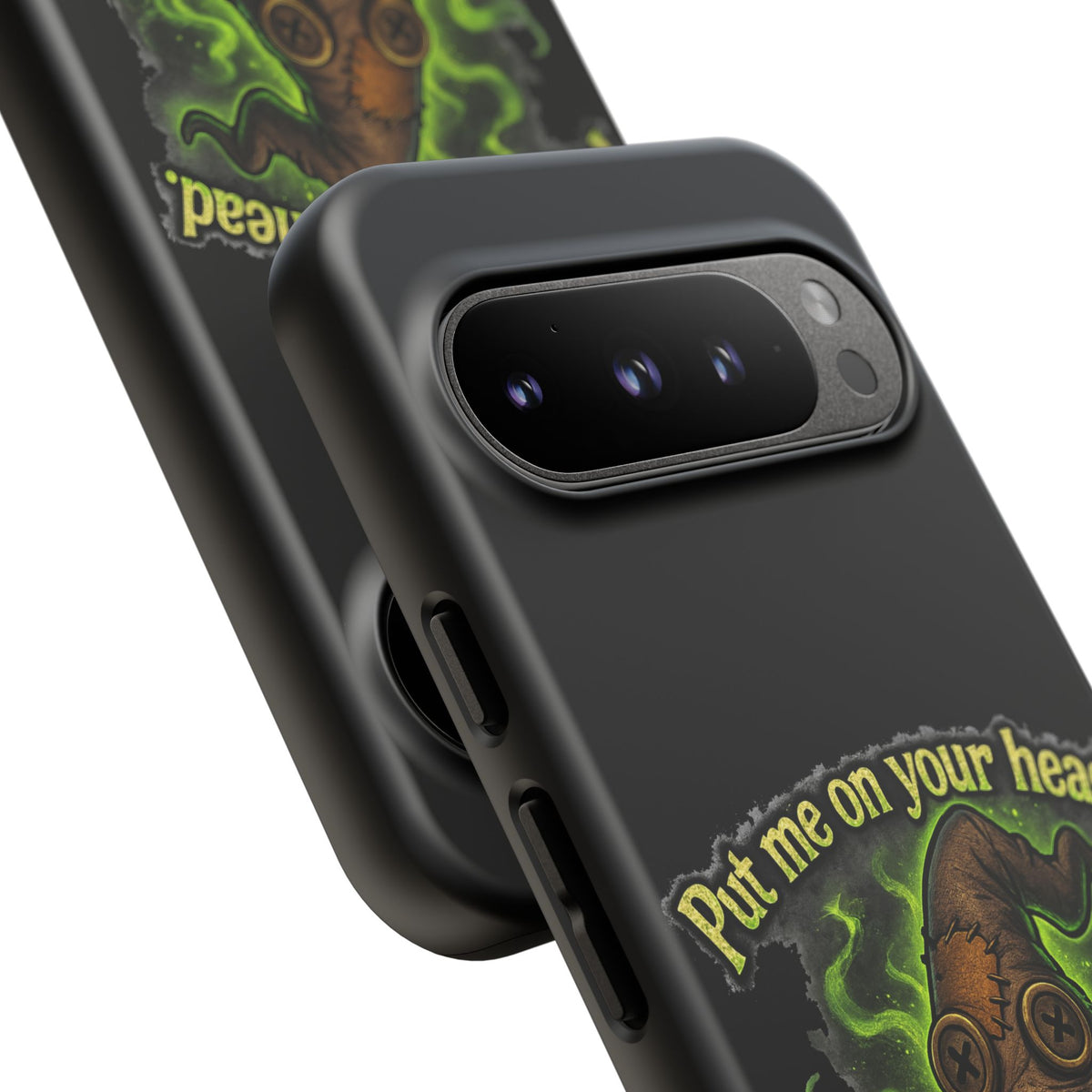 Phone Case — 'Put Me On Your Head, I Double Dare You' Witch Hat Horror Design