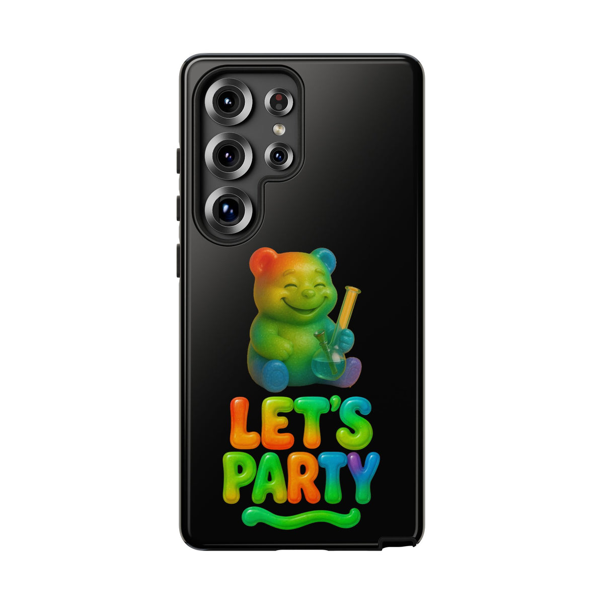 Let's Party Rainbow Bear Phone Case