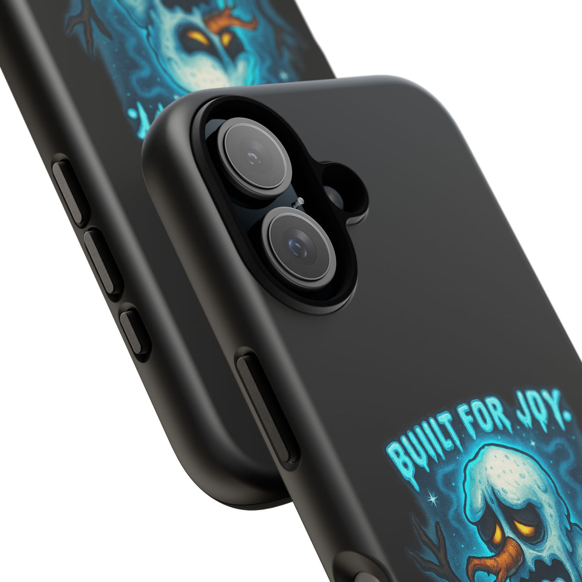 Phone Case — 'Built for Joy, Melting in Sorrow' Blue Melting Snowman Protective Case
