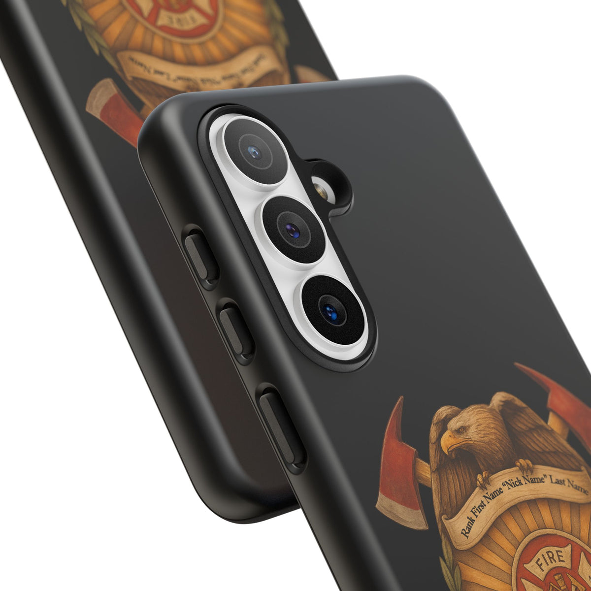 Firefighter Badge Phone Case — Tough Cases Customizable Emblem Design