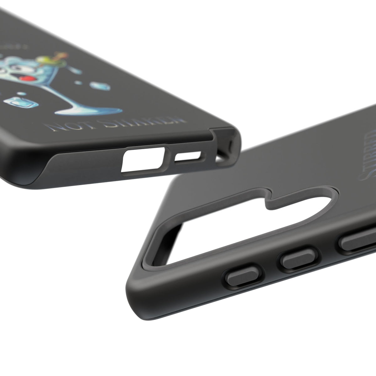 Stirred Not Shaken Phone Case — Funny Martini Cocktail Design