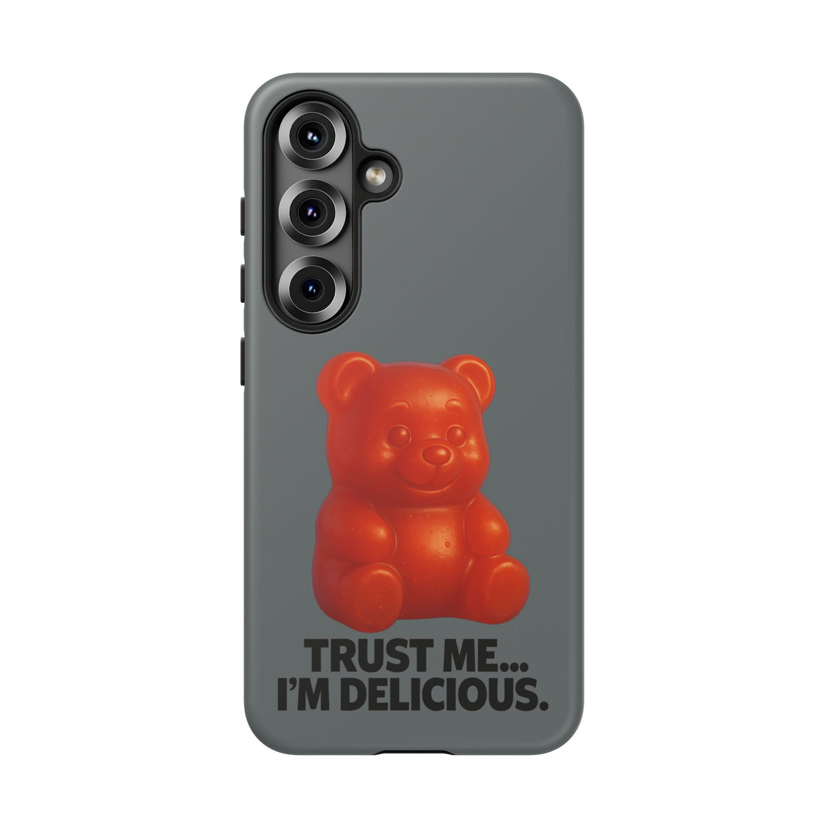 Phone Case — Red Gummy Bear 'Trust Me... I'm Delicious' Protective Case