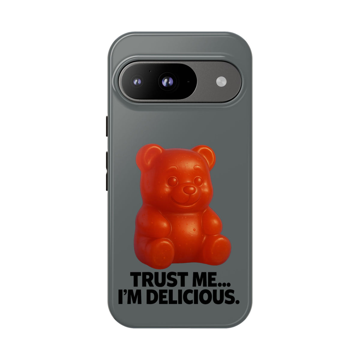 Phone Case — Red Gummy Bear 'Trust Me... I'm Delicious' Protective Case