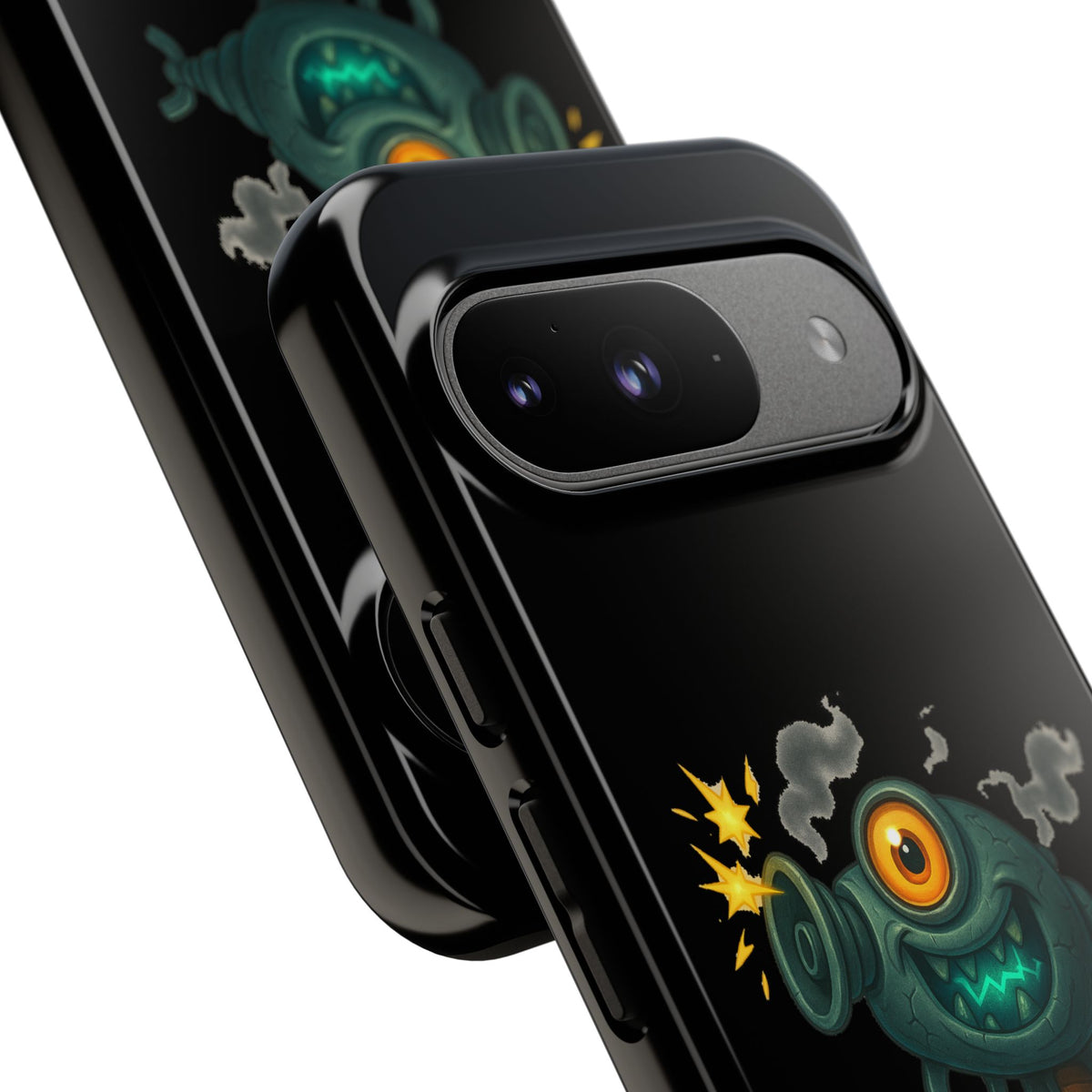 Phone Case — Cute Zombie Blaster Design with "I See You... And Now You're Toast"