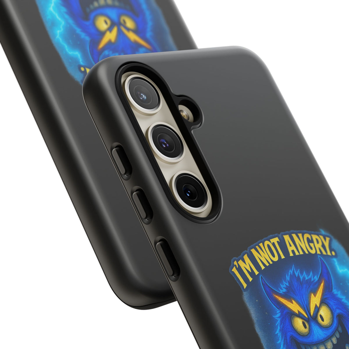 Phone Case - "I'm Not Angry, I'm Fully Charged" Electric Monster Protective Cover