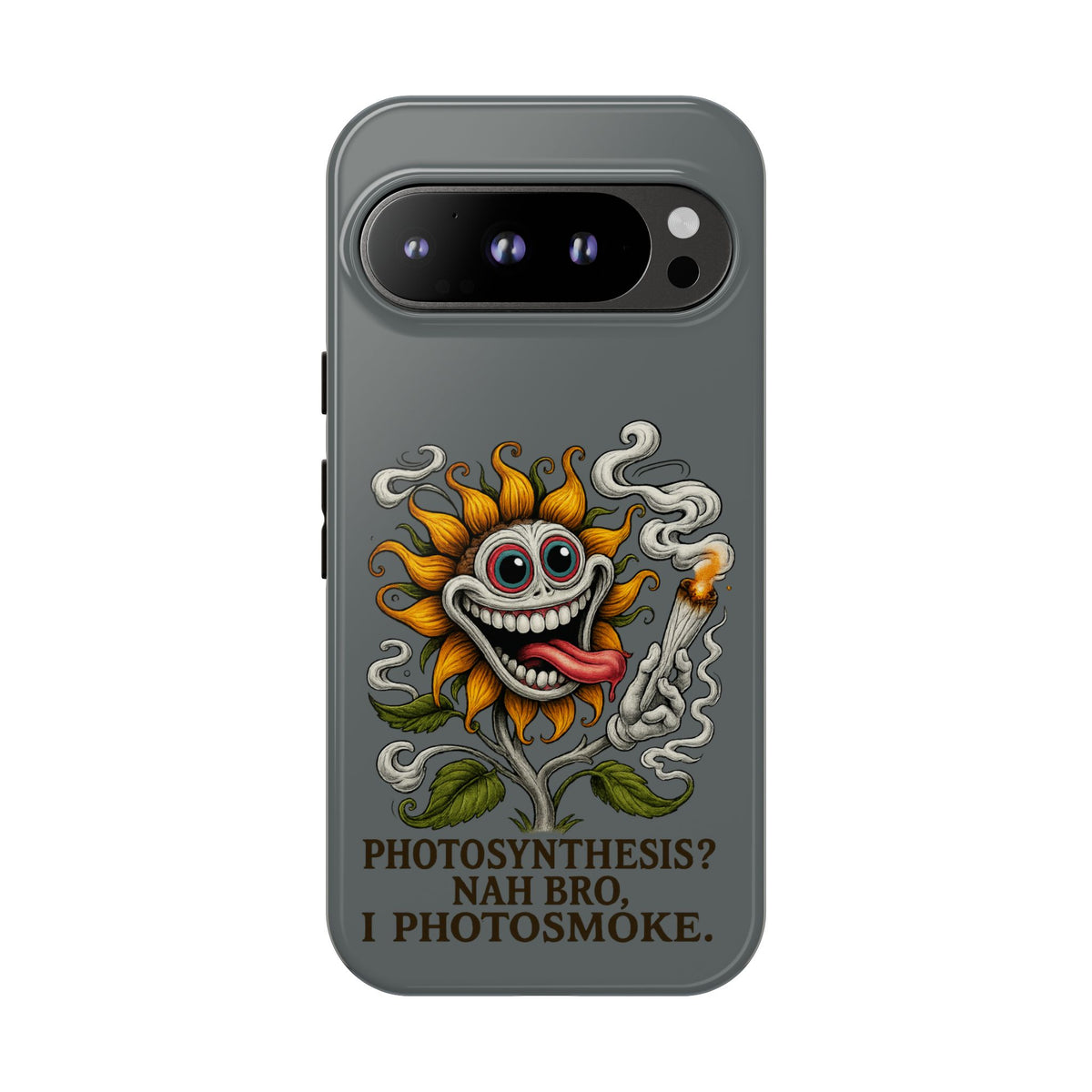 Photosmoke Sunflower Phone Case — Funny Stoner Botanical iPhone Cover