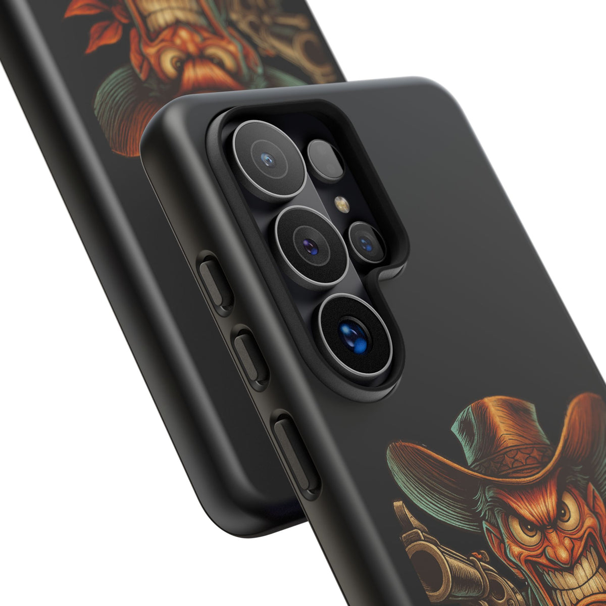 Tough Cowboy Phone Case — "I Bury Problems Six Feet Under and Ride Off" Protective iPhone Case