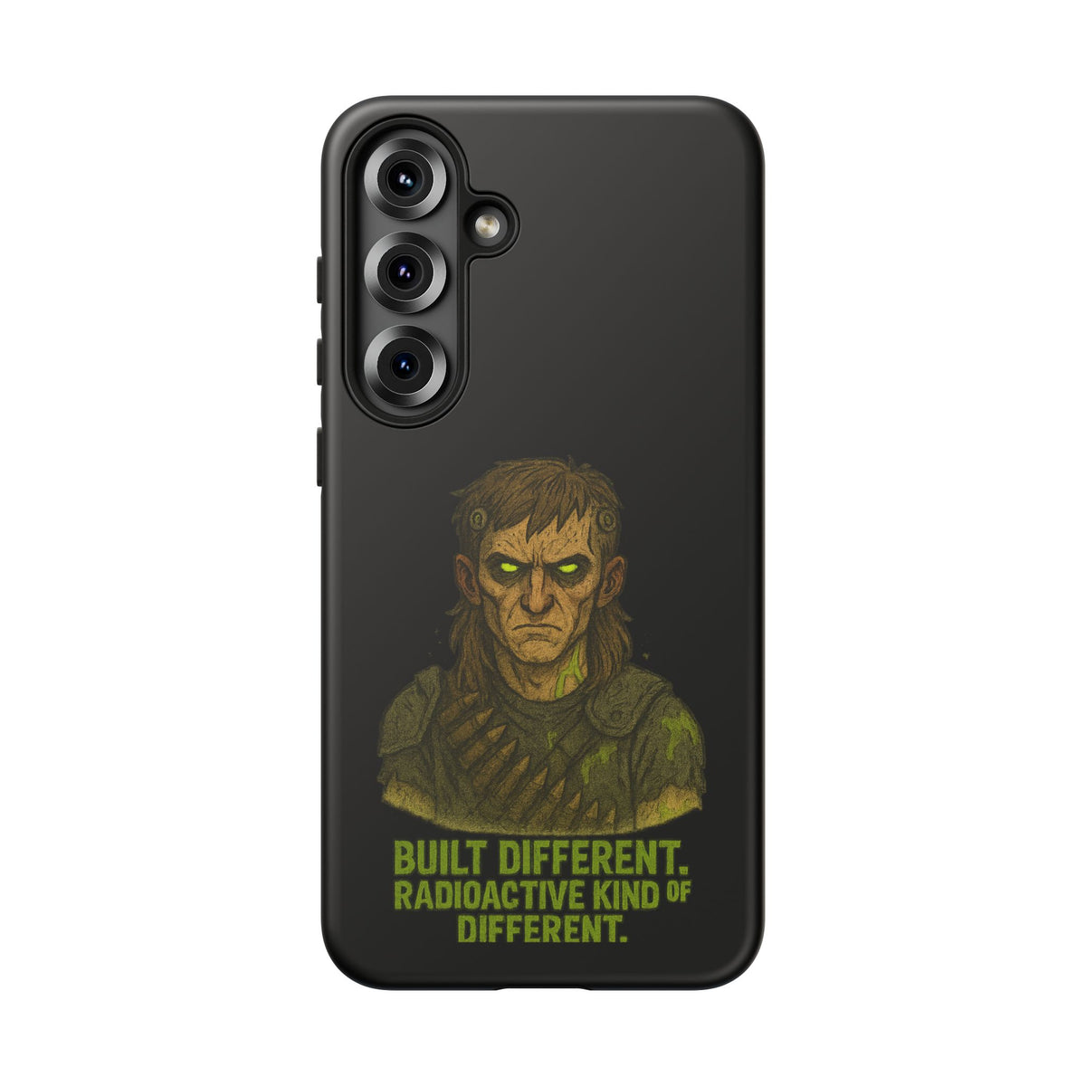 Phone Case — "Built Different, Radioactive Kind of Different" Mutant Design