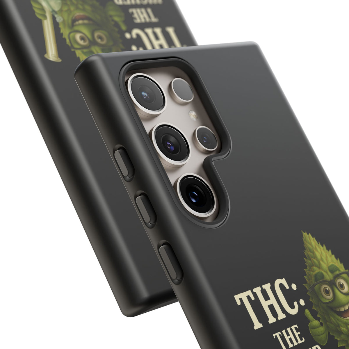 THC The Higher Curriculum Phone Case – Funny Cannabis Nug Cartoon iPhone Case