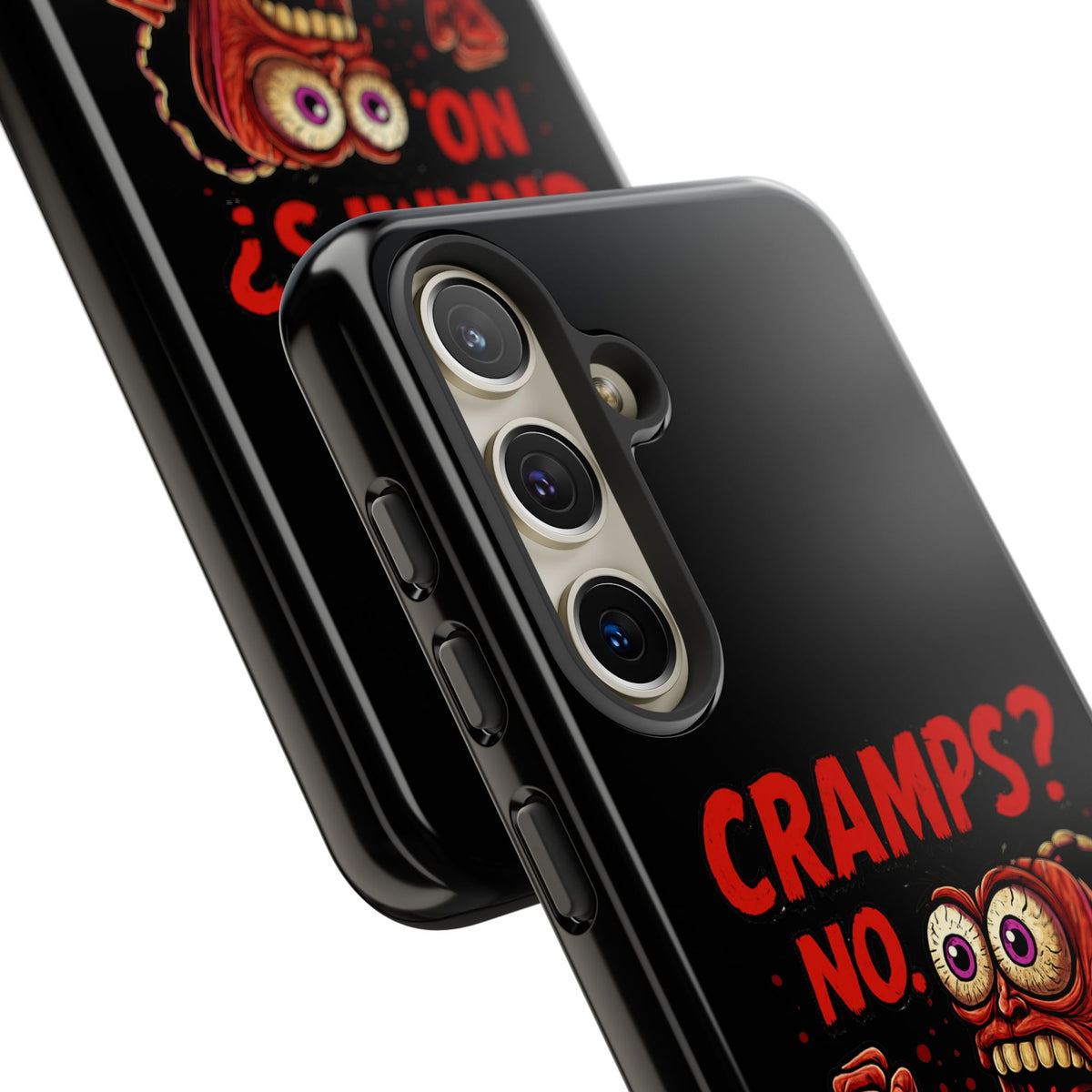 Phone Case — "Cramps? No, Wrath!" Retro Hot-Pepper Graphic