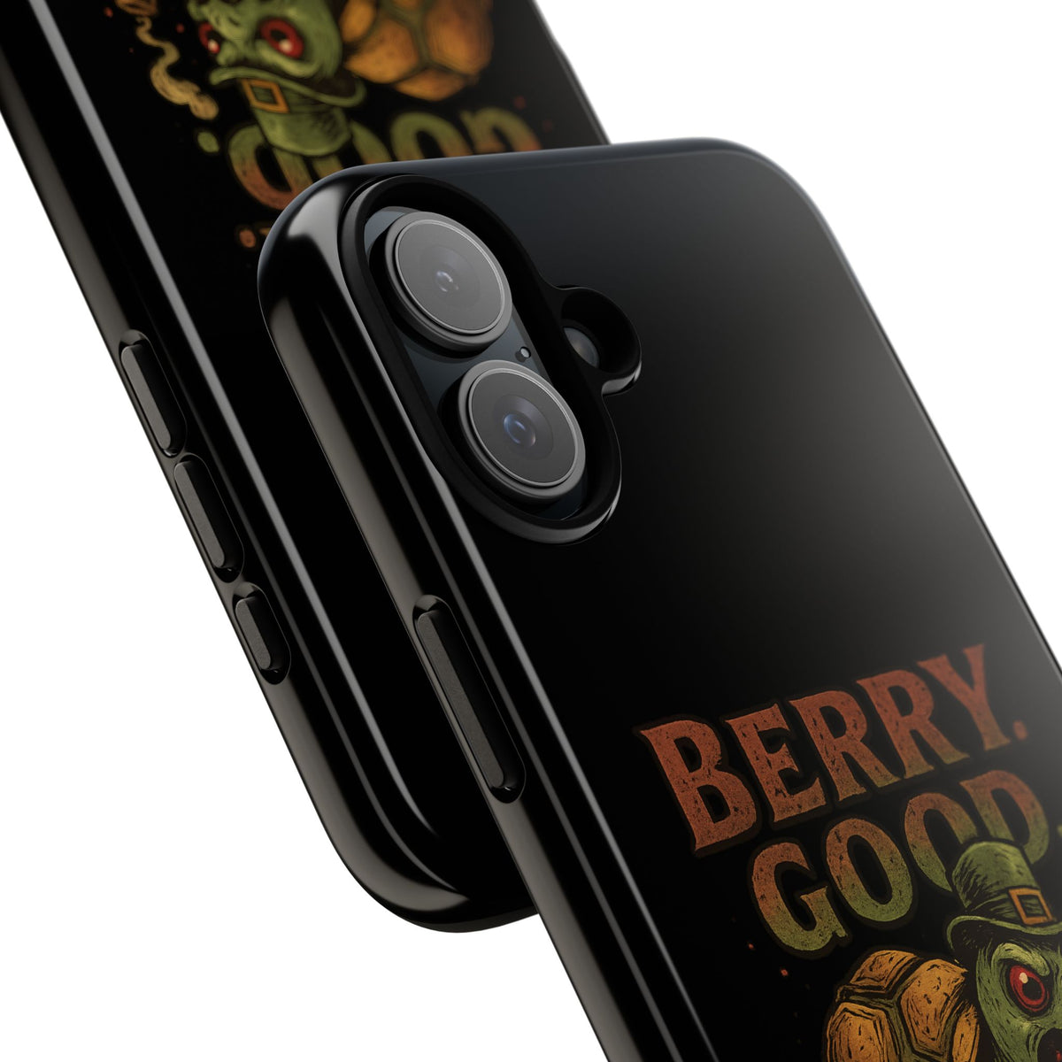 Phone Case — 'Berry Good' Zombie Turtle Graphic Tough Protective Case