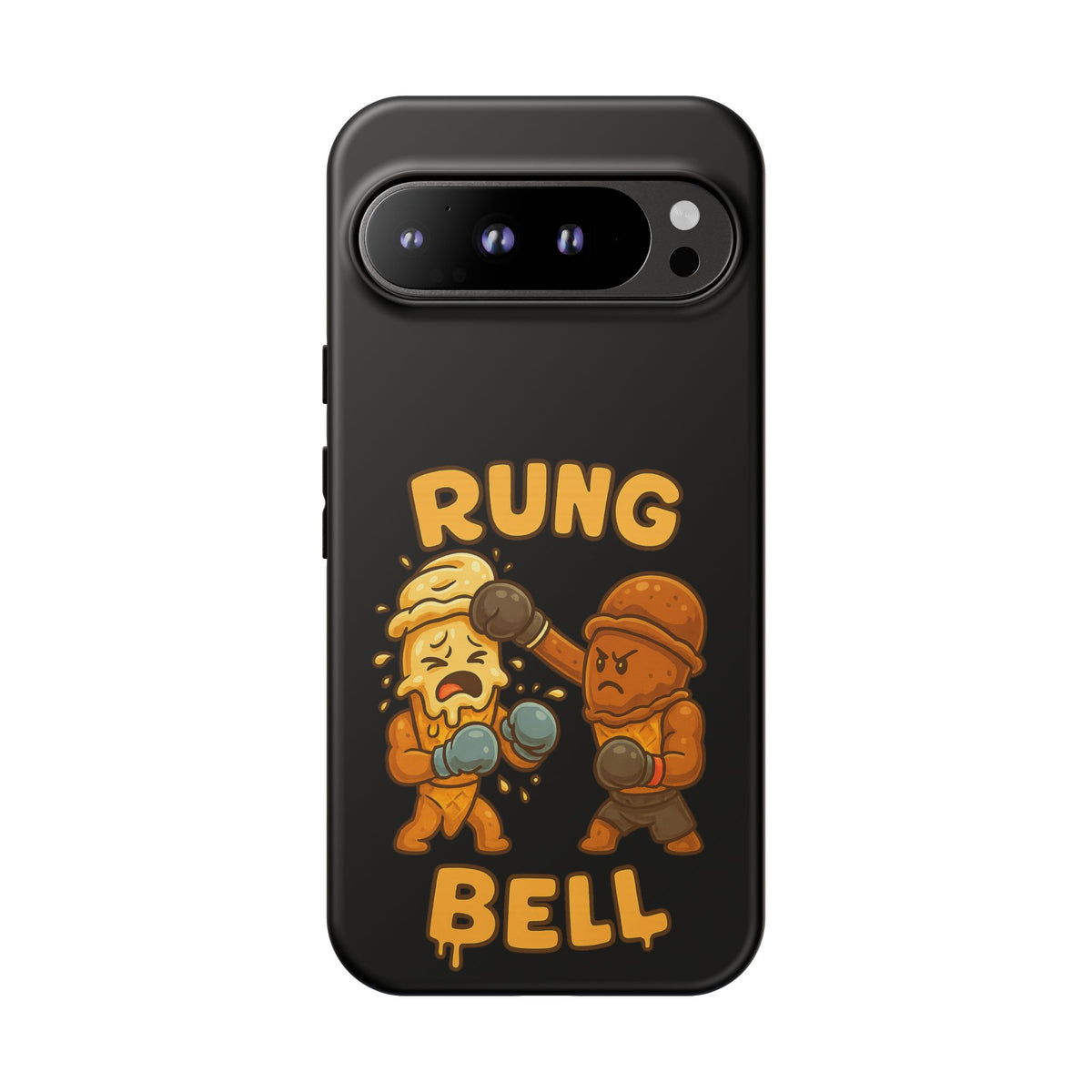 Phone Case — "Rung Bell" Boxing Cartoon Protective Cover