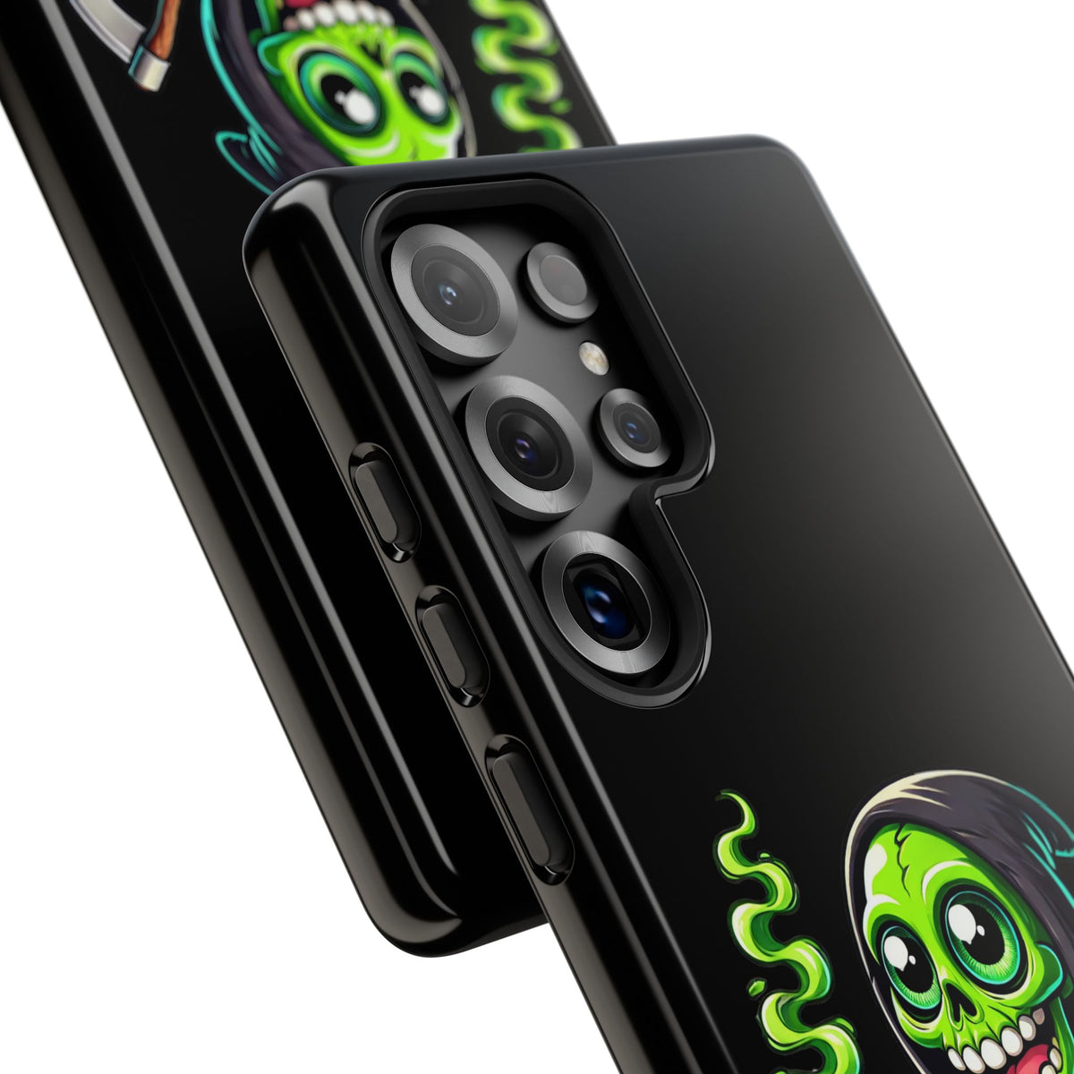 Grinning Green Reaper Phone Case