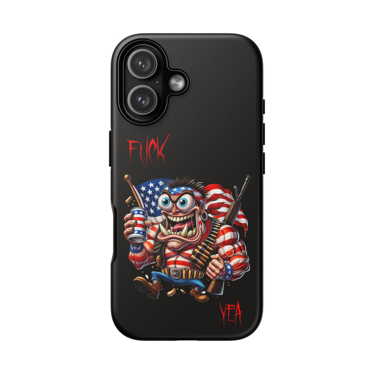 Patriotic Madman Phone Case — 'Funk Yea' USA Flag Tough Case