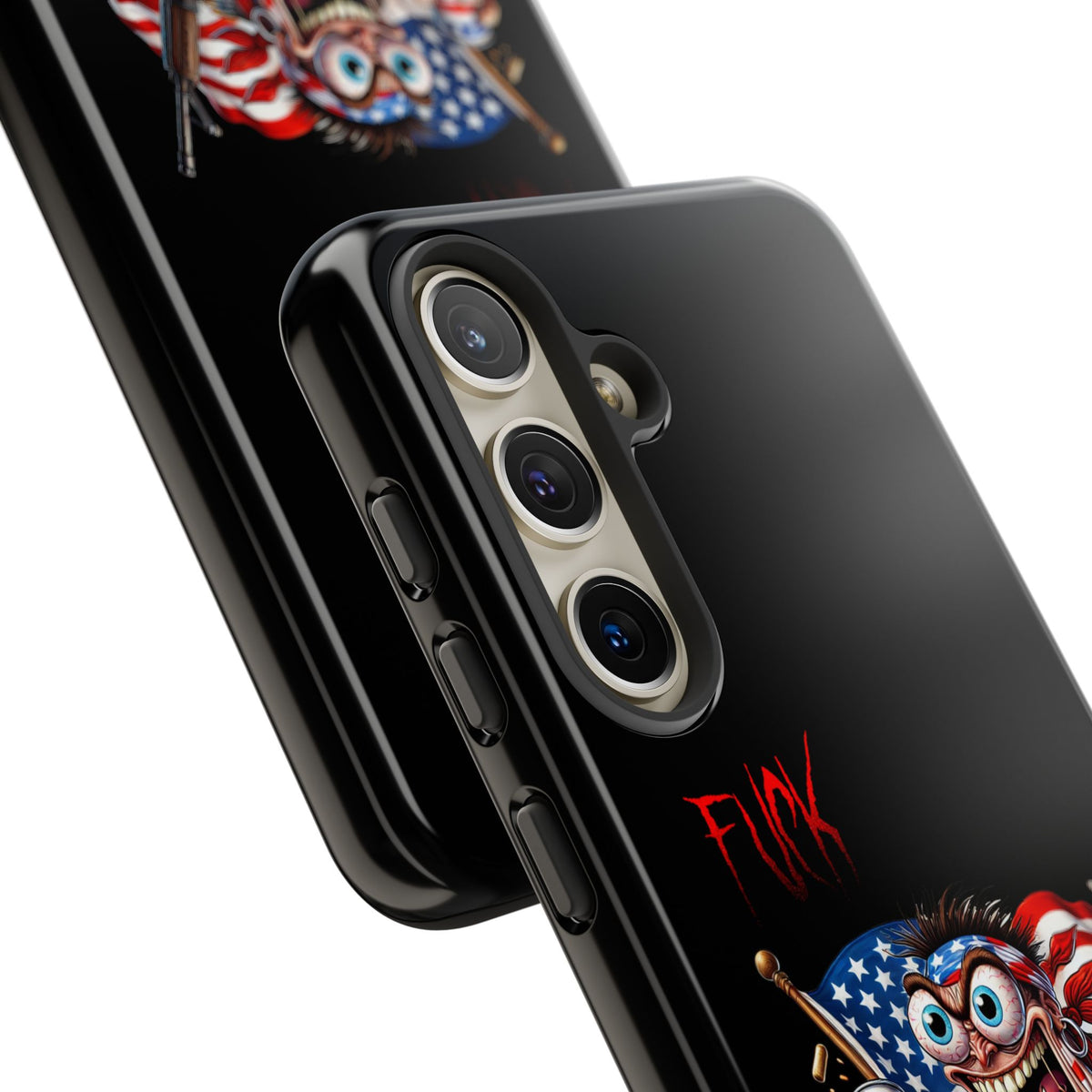Patriotic Madman Phone Case — 'Funk Yea' USA Flag Tough Case
