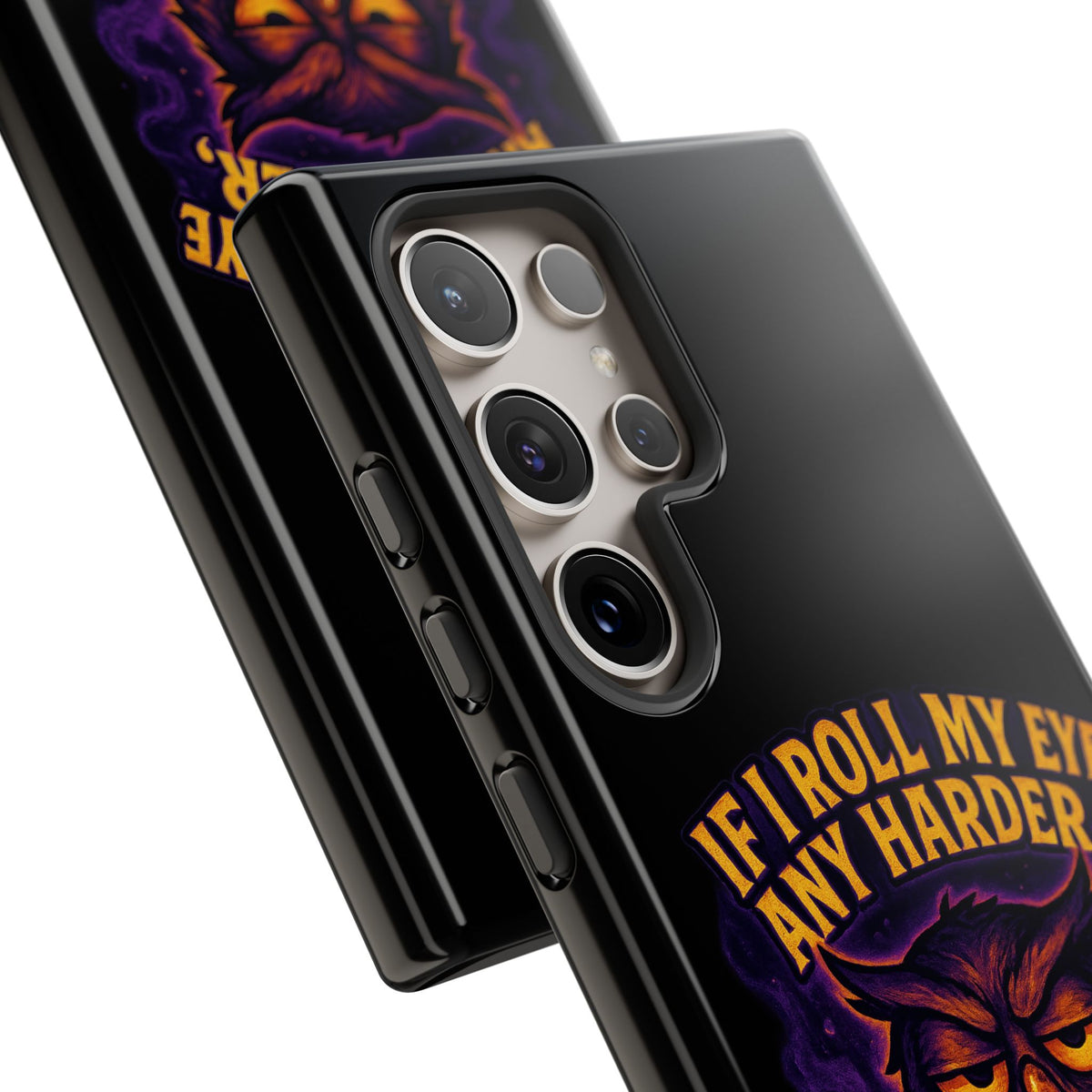 Phone Case — 'If I Roll My Eye Any Harder I'll Take Flight' Owl Graphic
