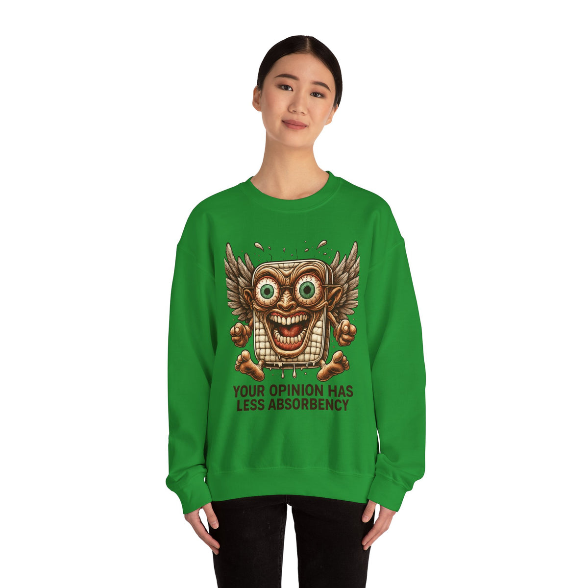 Your Opinion Has Less Absorbency – Flying Maxipad Sweatshirt