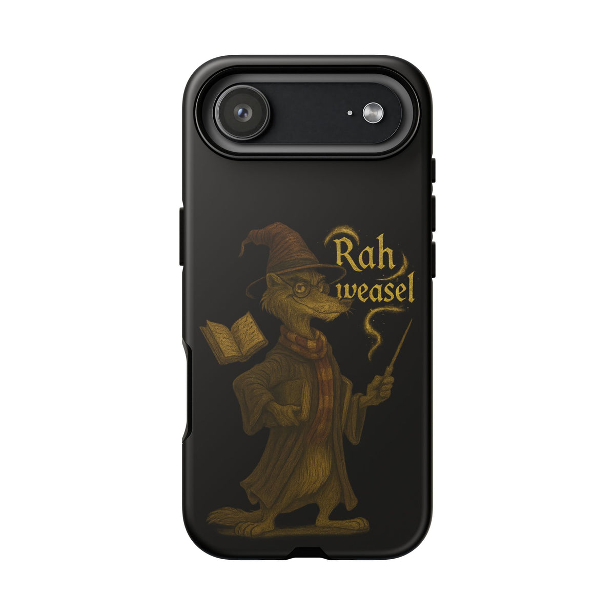 Rah Weasel Wizard Phone Case — Cute Fantasy Magical Creature iPhone Cover