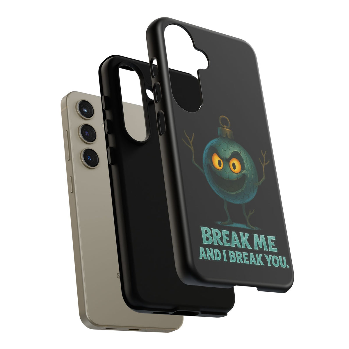 Phone Case — 'Break Me and I Break You' Mischievous Ornament Protective Cover