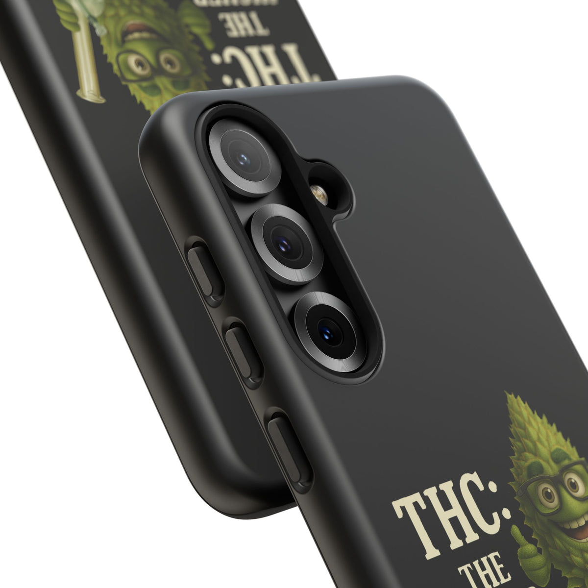 THC The Higher Curriculum Phone Case – Funny Cannabis Nug Cartoon iPhone Case