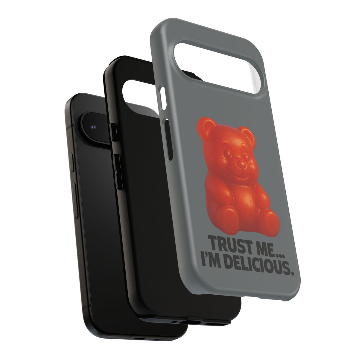 Phone Case — Red Gummy Bear 'Trust Me... I'm Delicious' Protective Case