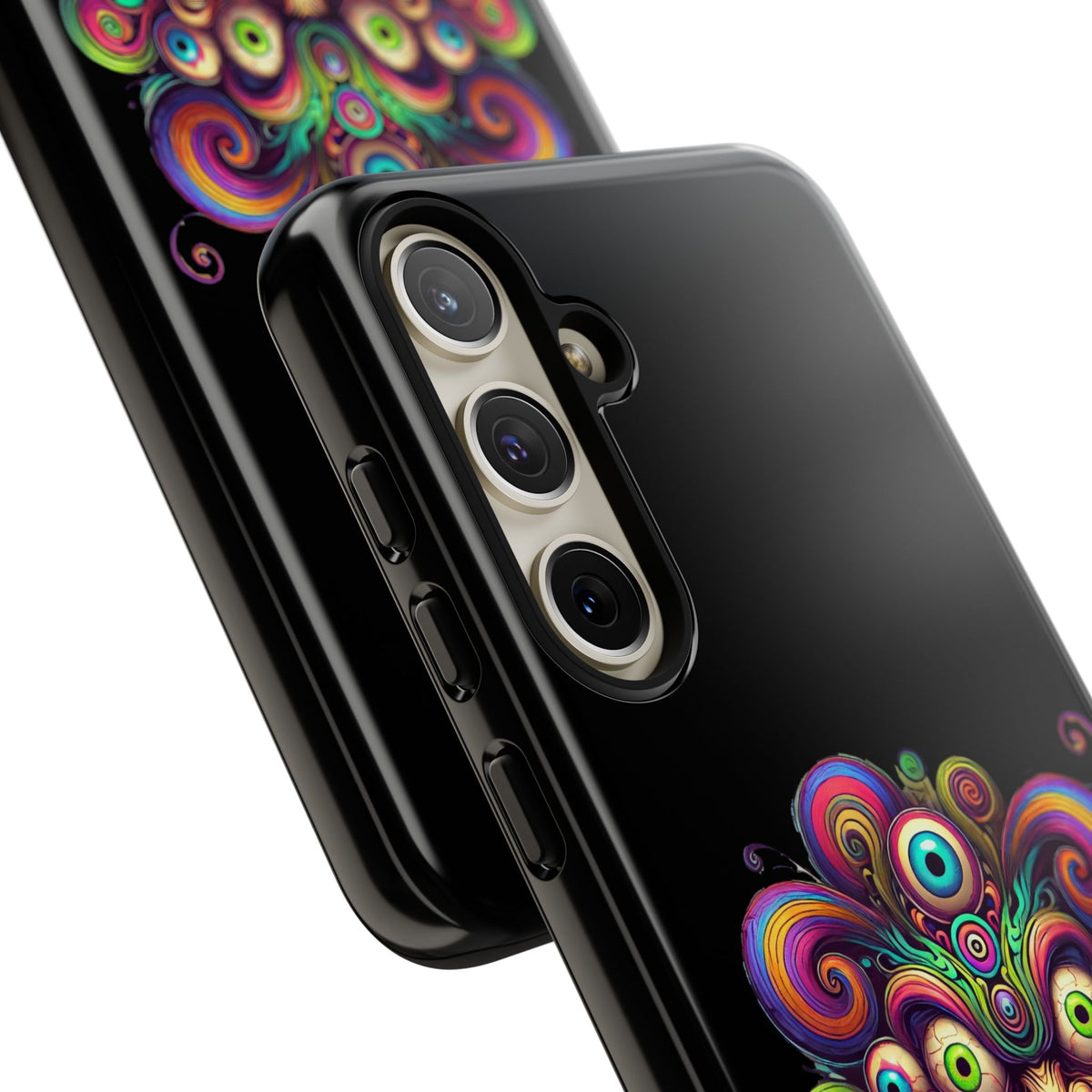 Psychedelic Jester Phone Case — Colorful Creepy Clown Tough Case