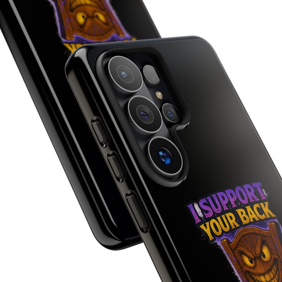 Phone Case — "I Support Your Back and Break Your Will" Funny Creepy Chair Design