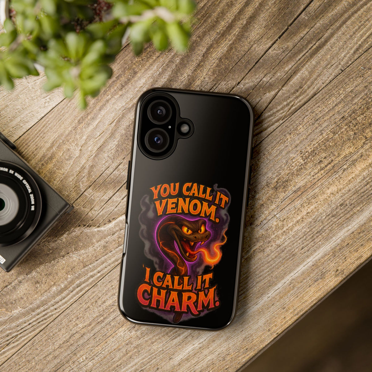 Tough Cases — "You Call It Venom, I Call It Charm" Snake Phone Case