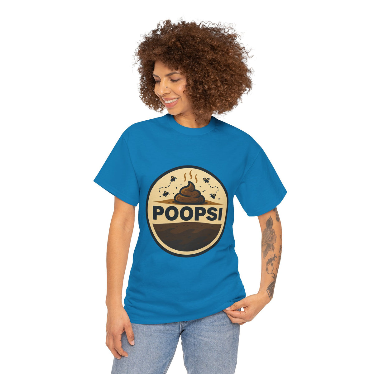 Poopsi Logo Tee | Funny Poop Graphic T-Shirt