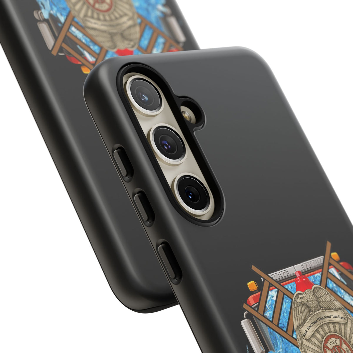 Firefighter Badge Phone Case – Maltese Cross Rescue Design