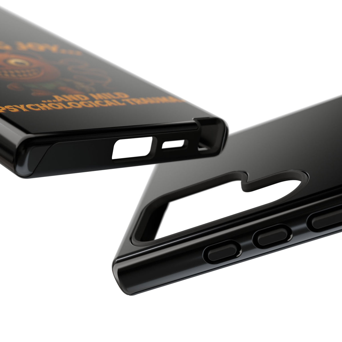 Phone Case — "I Bring Joy... and Mild Psychological Trauma" Funny Creepy Design
