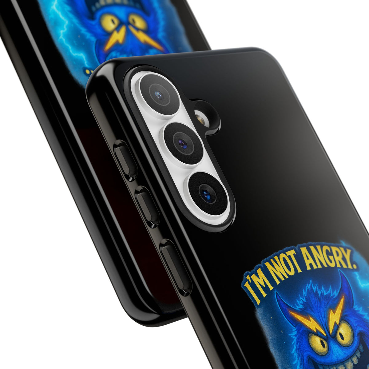 Phone Case - "I'm Not Angry, I'm Fully Charged" Electric Monster Protective Cover