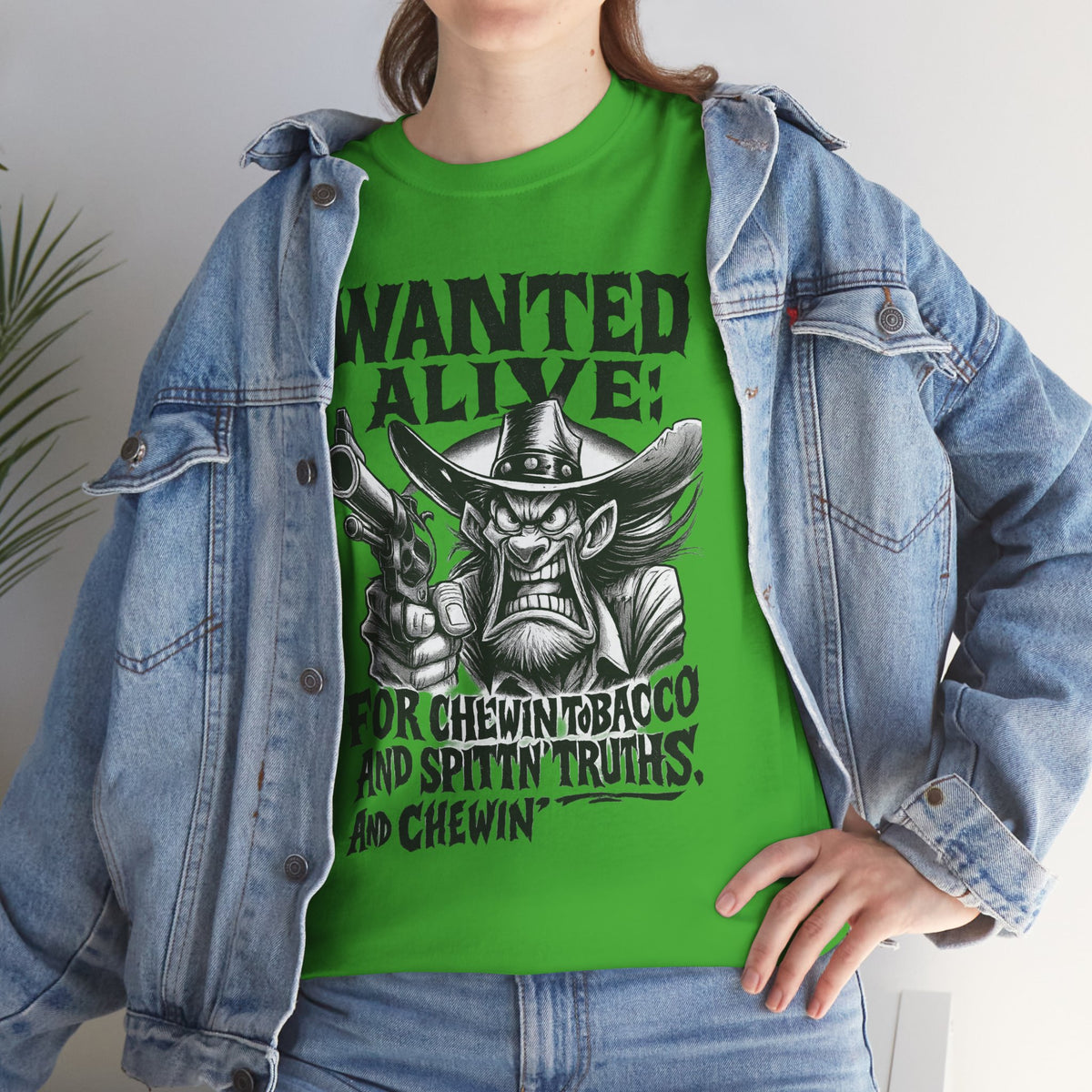 Wanted Alive – Chewin’ Tobacco & Spittin’ Truths Tee